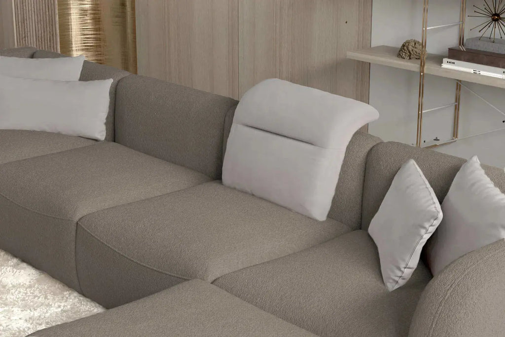 Canapé modulable CANDELO XL - 380 x 228 x 190 cm - TIKOYA