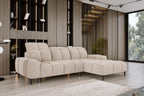 Canapé d'angle assise avance-recule électrique 274 x 180 cm - GENOA S WERSAL