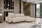 Canapé d'angle assise avance-recule électrique 274 x 180 cm - GENOA S WERSAL