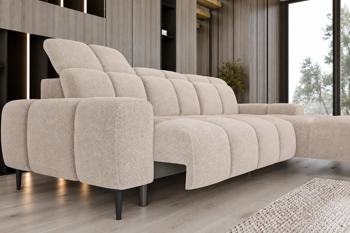 Canapé d'angle assise avance-recule électrique 274 x 180 cm - GENOA S WERSAL