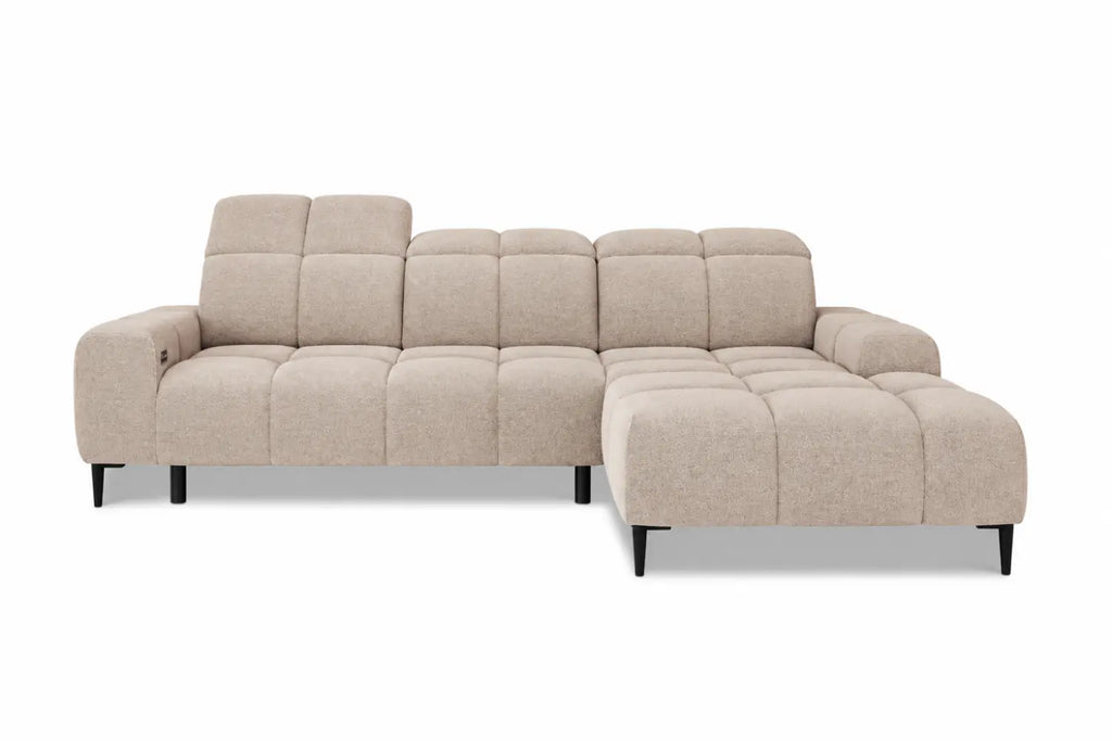 Canapé d'angle assise avance-recule électrique 274 x 180 cm - GENOA S WERSAL