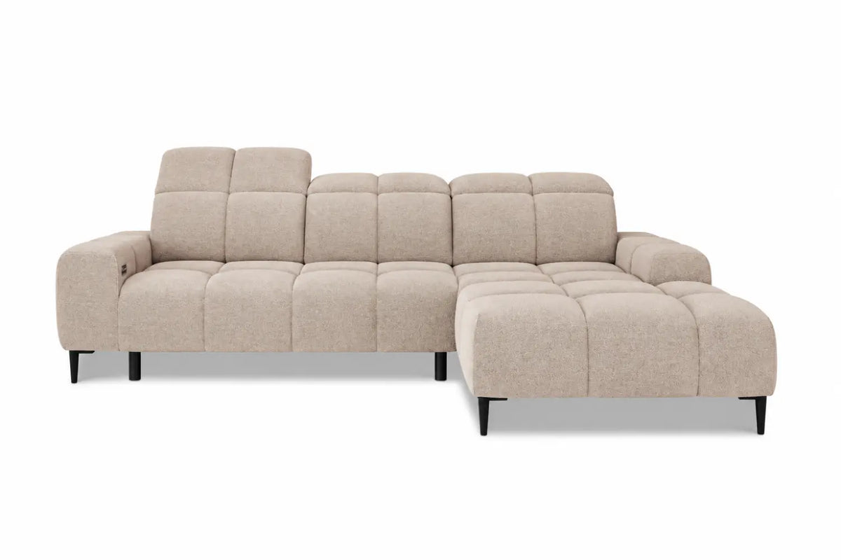 Canapé d'angle assise avance-recule électrique 274 x 180 cm - GENOA S WERSAL