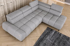 Canapé d'angle assise avance-recule électrique 275 x 211 cm - SORRENTE L WERSAL