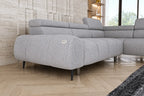 Canapé d'angle assise avance-recule électrique 275 x 211 cm - SORRENTE L WERSAL