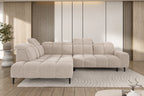 Canapé d'angle assise avance-recule électrique 308 x 220 cm - GENOA L WERSAL