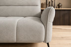 Canapé d'angle assise avance-recule électrique CERVIA S - 272 x 175 cm WERSAL