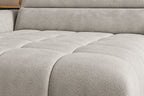 Canapé d'angle assise avance-recule électrique CERVIA S - 272 x 175 cm WERSAL