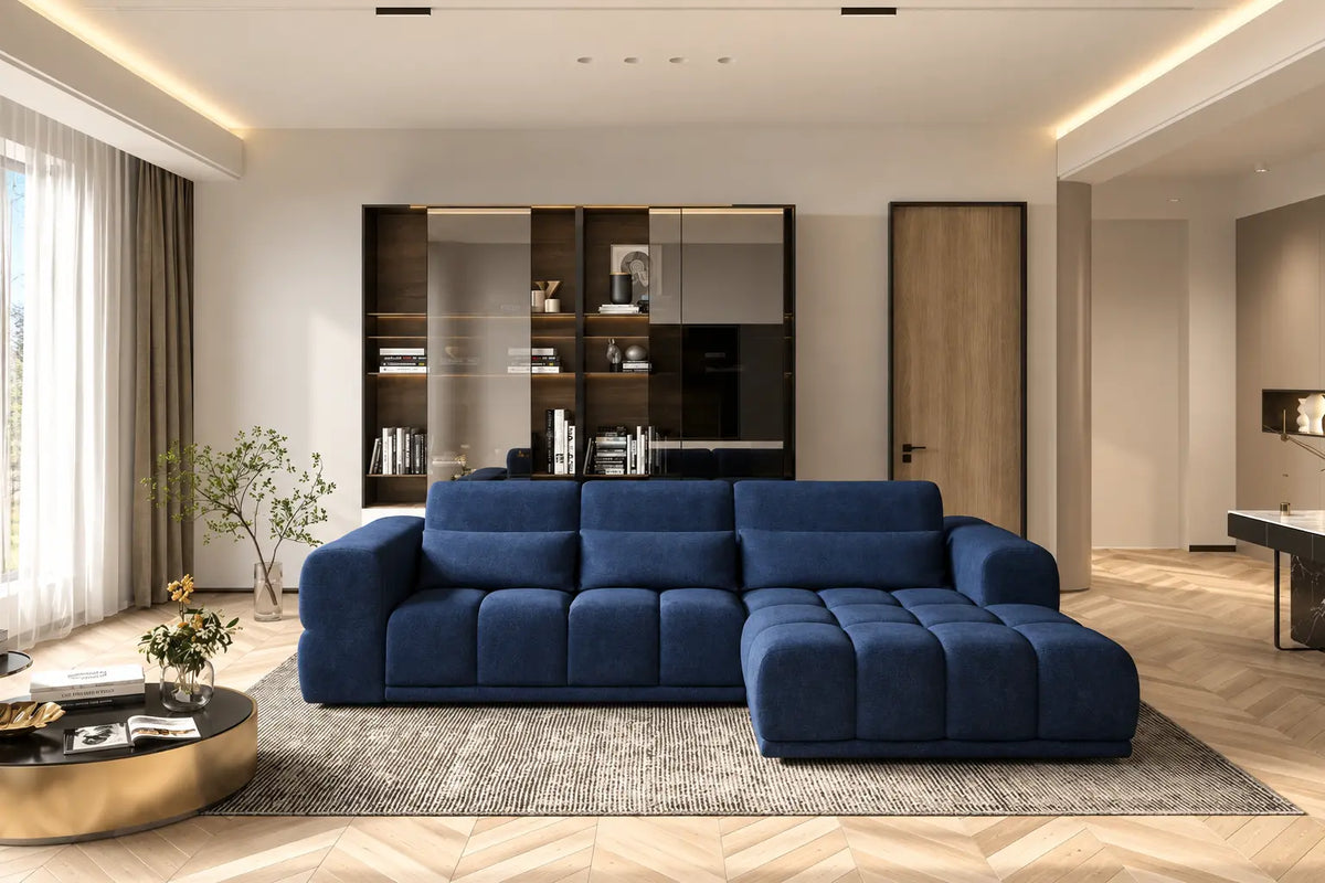 Canapé d'angle assise avance-recule électrique LERICI S - 290 x 203 cm WERSAL