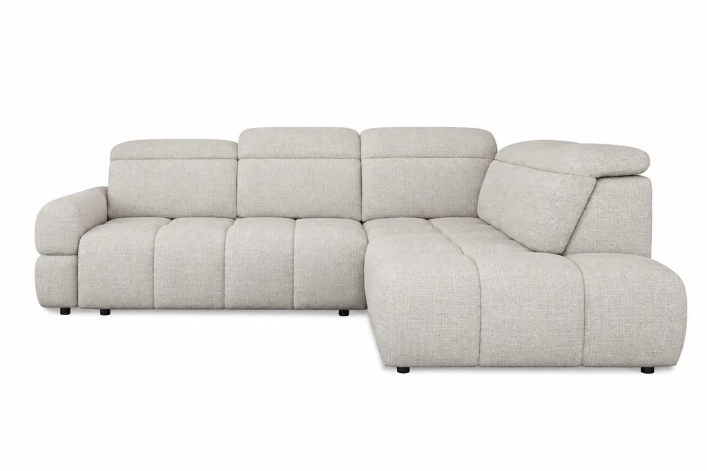 Canapé d'angle assise avance-recule électrique TORINO L - 270 x 223 cm WERSAL