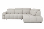 Canapé d'angle assise avance-recule électrique TORINO L - 270 x 223 cm WERSAL