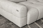 Canapé d'angle assise avance-recule électrique TORINO S - 273 x 183 cm WERSAL