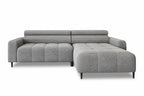 Canapé d'angle compact assise avance-recule électrique FIESOLE S - 256 x 181 cm WERSAL