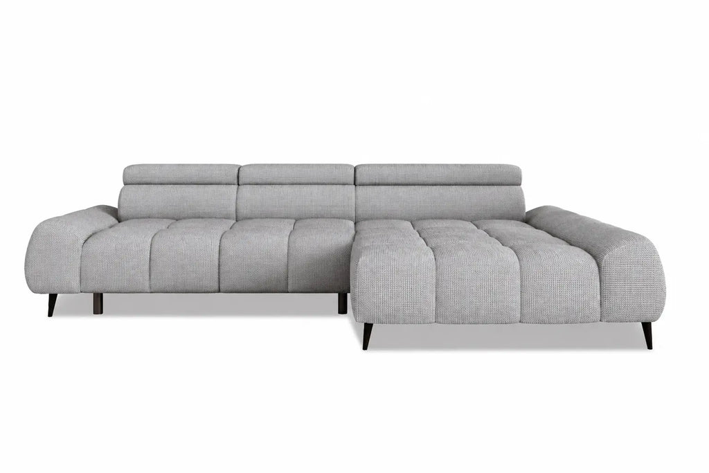 Canapé d'angle compact assise avance-recule électrique SORRENTE S - 300 x 180 cm WERSAL