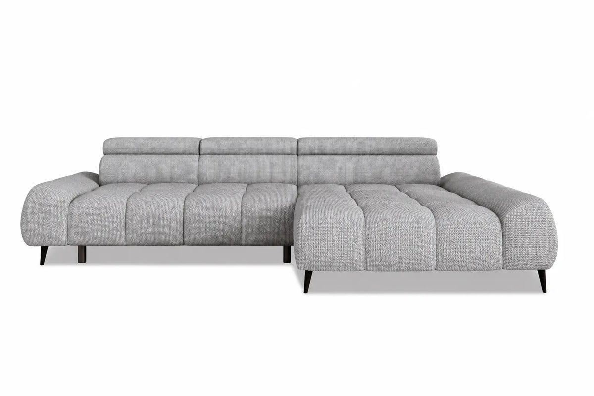 Canapé d'angle compact assise avance-recule électrique SORRENTE S - 300 x 180 cm WERSAL