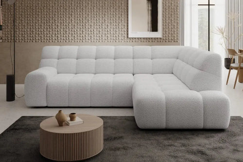 Canapé d'angle convertible électrique COCOON L - 267 x 207 cm WERSAL