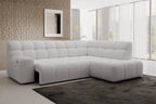 Canapé d'angle convertible électrique NIMBUS L - 267 x 207 cm - WERSAL