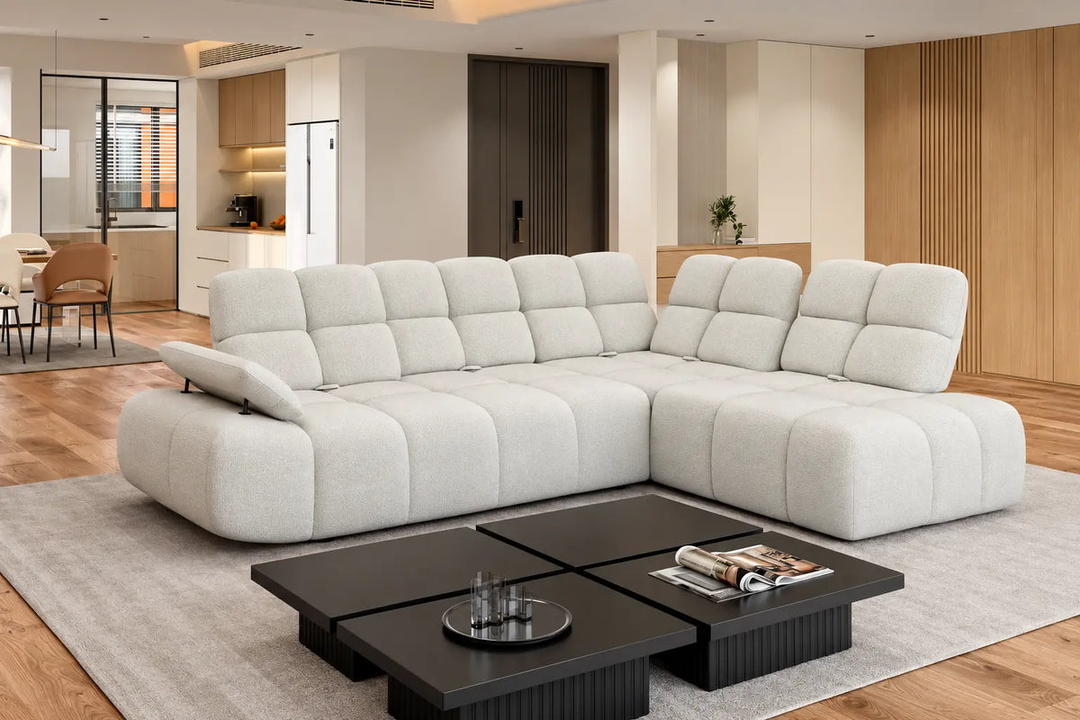 Canapé d'angle dossier avance-recule GAETA L - 302 x 212 cm WERSAL