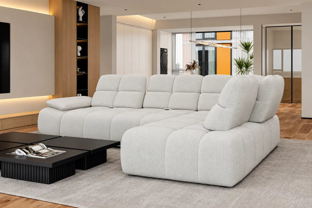 Canapé d'angle dossier avance-recule GAETA L - 302 x 212 cm WERSAL