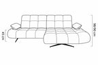 Canapé d'angle dossier avance-recule MURANO S - 286 x 187 cm WERSAL