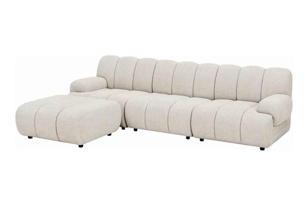 Canapé d'angle modulable TAZA Sable - 276 x 95-175 cm HOUSE NORDIC