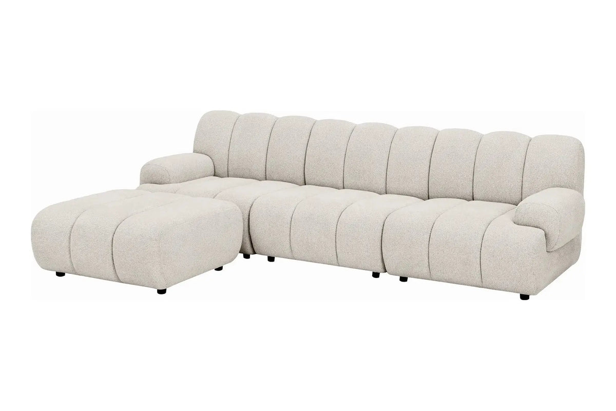 Canapé d'angle modulable TAZA Sable - 276 x 95-175 cm HOUSE NORDIC