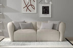 Canapé droit CANDELO 2 personnes - 214 x 105 cm WERSAL