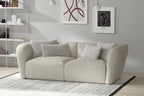 Canapé droit CANDELO 2 personnes - 214 x 105 cm WERSAL