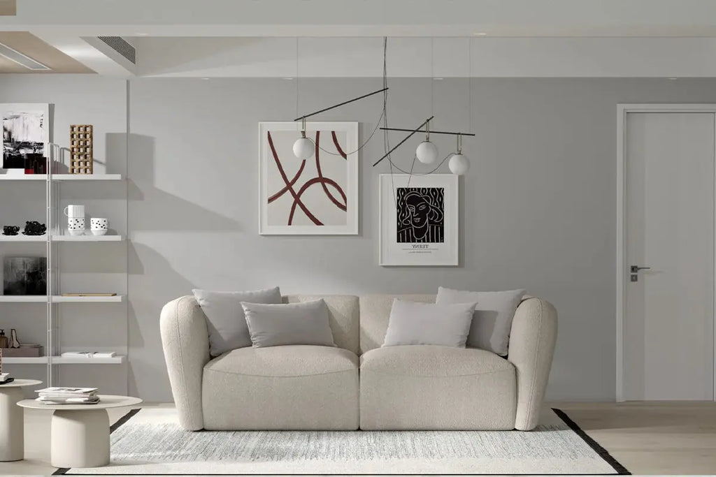 Canapé droit CANDELO 2 personnes - 214 x 105 cm WERSAL