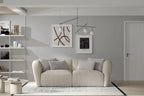 Canapé droit CANDELO 2 personnes - 214 x 105 cm WERSAL
