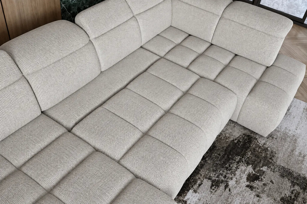 Canapé panoramique Convertible Électrique TORINO XL - 358 x 223 x 183 cm WERSAL