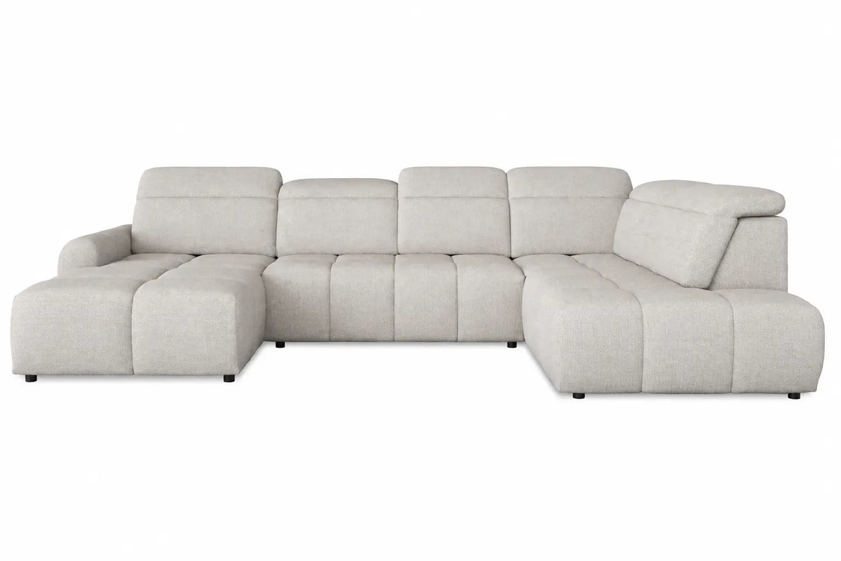 Canapé panoramique Convertible Électrique TORINO XL - 358 x 223 x 183 cm WERSAL