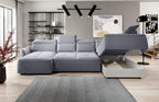 Canapé panoramique convertible électrique avec coffre de rangement RAPHAËL XL - 350 x 218 x 175 cm - WERSAL
