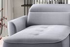 Canapé panoramique convertible électrique avec coffre de rangement RAPHAËL XL - 350 x 218 x 175 cm - WERSAL
