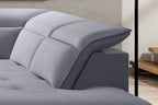 Canapé panoramique convertible électrique avec coffre de rangement RAPHAËL XL - 350 x 218 x 175 cm - WERSAL