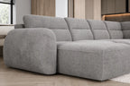 Canapé panoramique convertible coffre assise avance-recule électrique CAMOGLI XL - 351 x 220 cm WERSAL