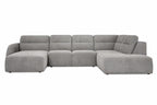 Canapé panoramique convertible coffre assise avance-recule électrique CAMOGLI XL - 351 x 220 cm WERSAL
