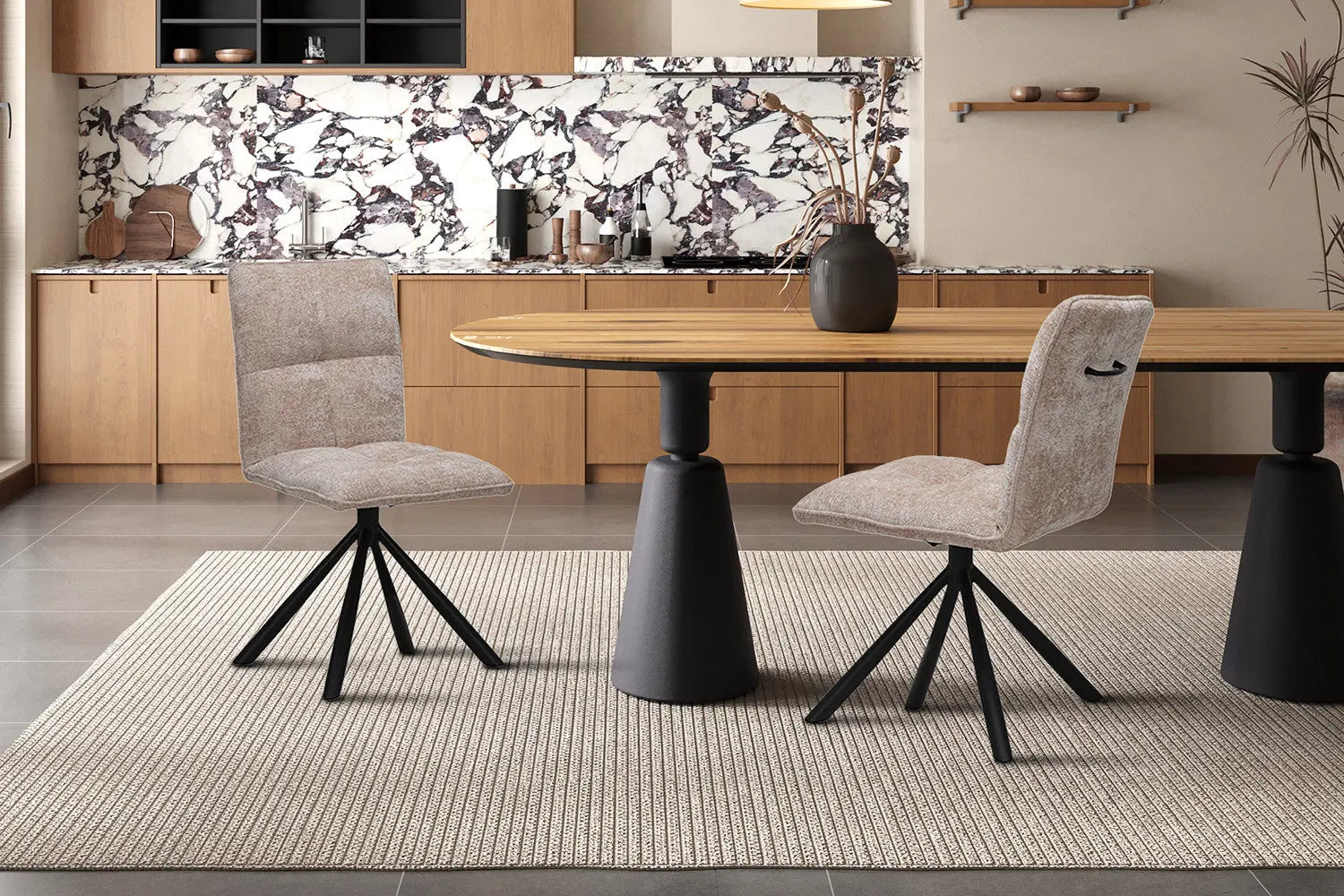 Chaise pivotante JYA Sable – 91 x 45 cm | TIKAYLA