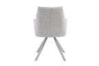 Chaise pivotante de salle à manger SOLEN, coloris beige
