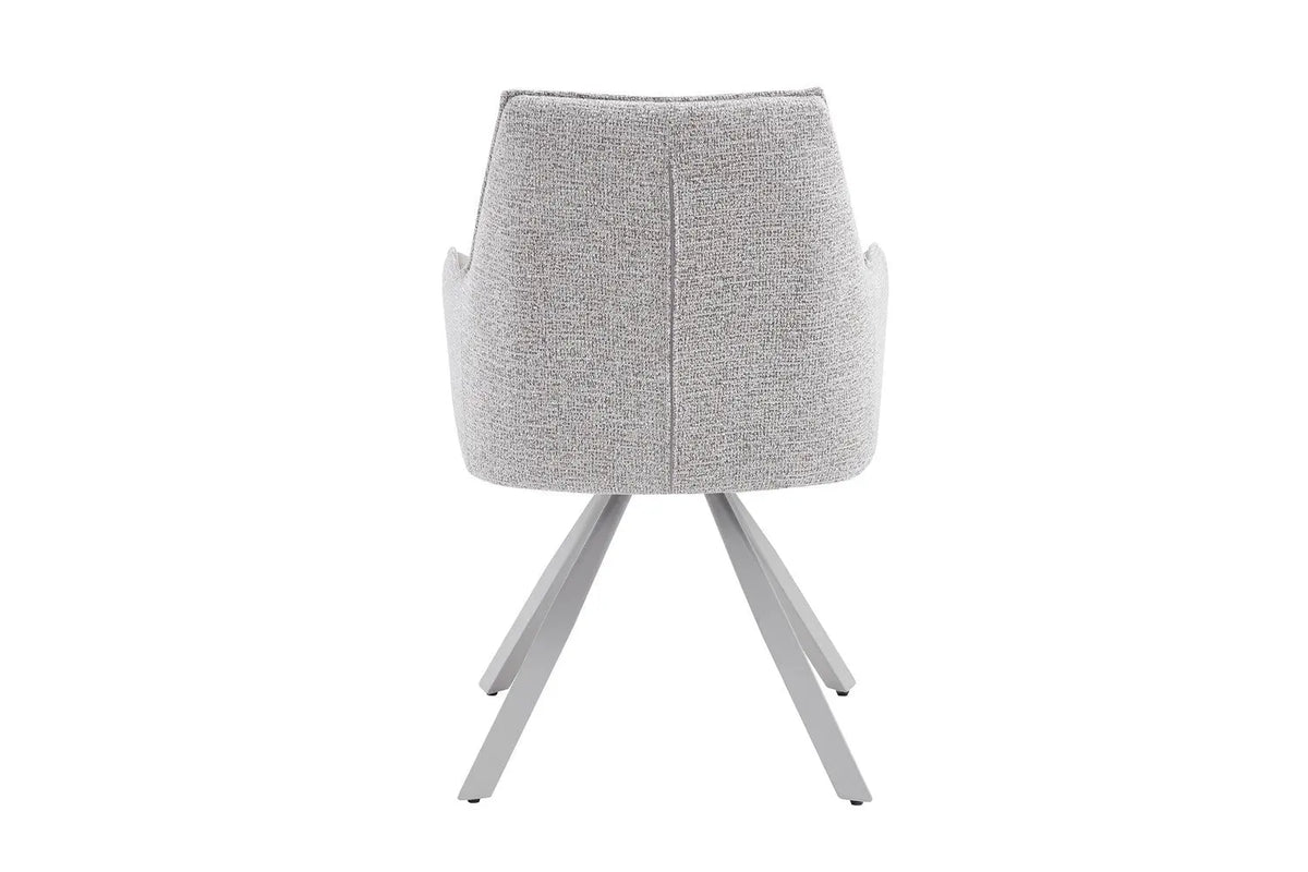 Chaise pivotante de salle à manger SOLEN, coloris beige