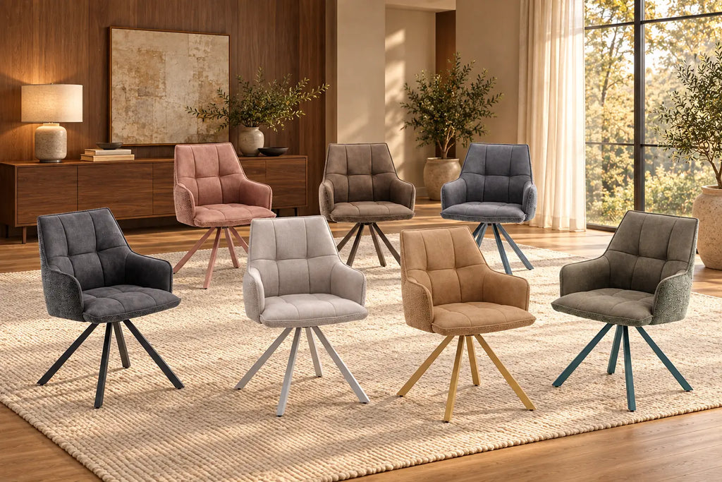 Dimensions de la chaise pivotante SOLEN