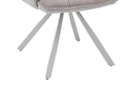 Chaise pivotante de salle à manger SOLEN, coloris beige