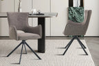 Chaise pivotante BILY Sable avec accoudoirs – 57,5 x 60 cm | TIKAYLA