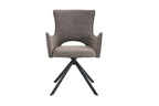Chaise pivotante BILY Sable avec accoudoirs – 57,5 x 60 cm | TIKAYLA