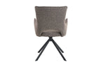 Chaise pivotante BILY Sable avec accoudoirs – 57,5 x 60 cm | TIKAYLA