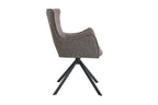 Chaise pivotante BILY Sable avec accoudoirs – 57,5 x 60 cm | TIKAYLA
