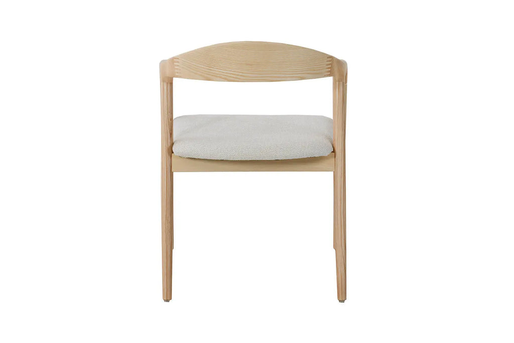 Fauteuil CLARA Frêne naturel – 57 x 66,5 cm | TIKAYLA