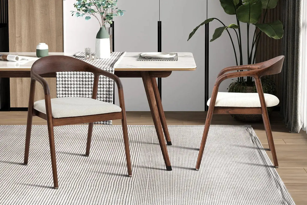 Fauteuil CLARA Frêne noyer – 57 x 66,5 cm | TIKAYLA