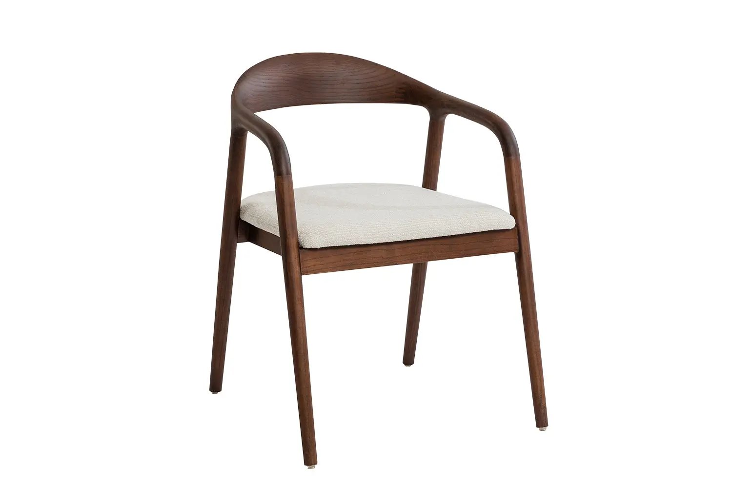 Fauteuil CLARA Frêne noyer – 57 x 66,5 cm | TIKAYLA