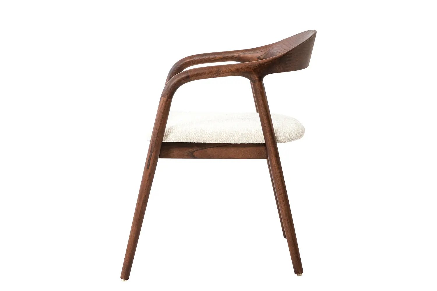 Fauteuil CLARA Frêne noyer – 57 x 66,5 cm | TIKAYLA