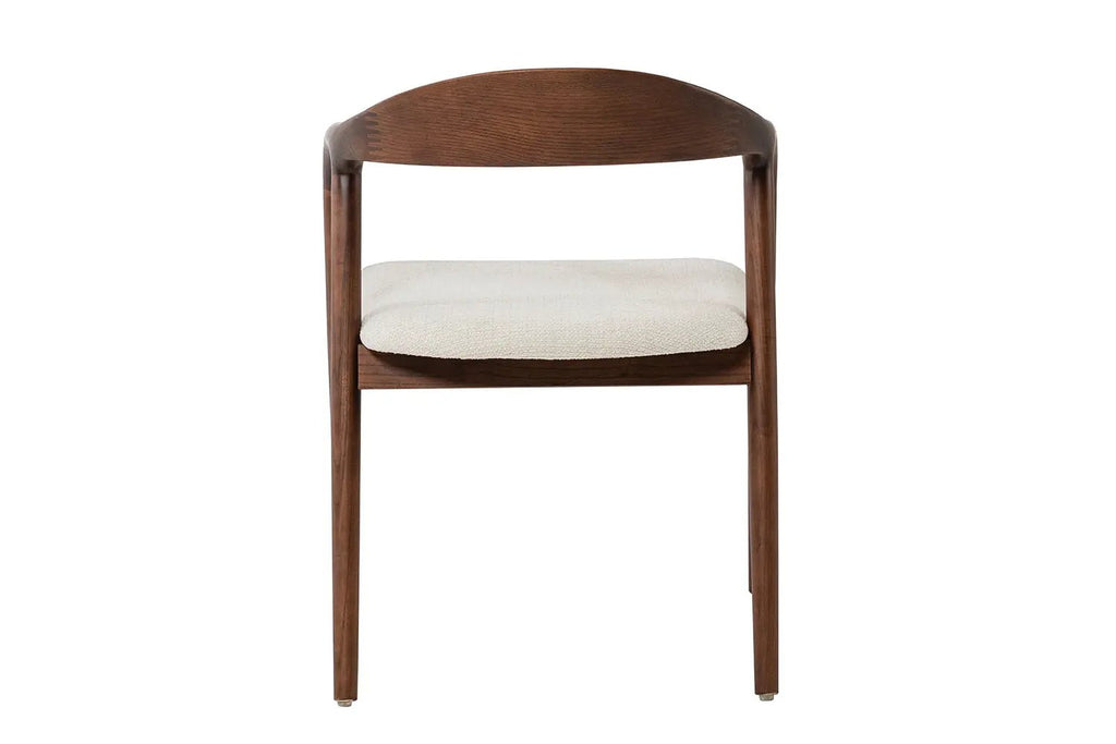 Fauteuil CLARA Frêne noyer – 57 x 66,5 cm | TIKAYLA